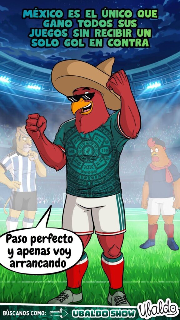 MÉXICO ES EL ÚNICO QUE GANÓ TODOS SUS JUEGOS SIN RECIBIR UN SOLO GOL EN CONTRA