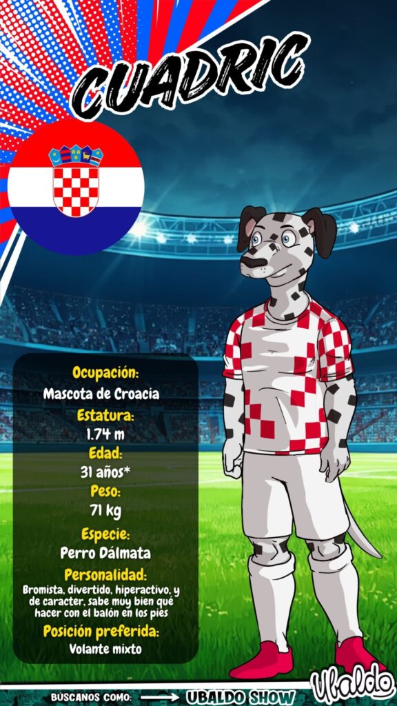 🐶🇭🇷 ¡CUADRIC, EL DÁLMATA QUE PONE EL RITMO! ⚽🔥