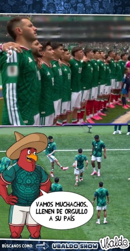 México ya cantó el himno, México ya juega el Mundial y México ya busca dejar en alto al país haciendo historia 👏🏻🇲🇽