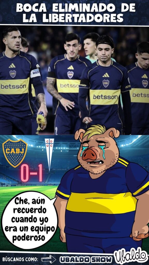 BOCA ELIMINADO DE LA LIBERTADORES