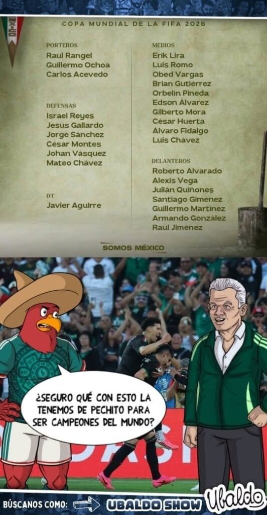 ¡LOS CONVOCADOS MEXICANOS PARA SER CAMPEONES DEL MUNDO! 🇲🇽🔥
