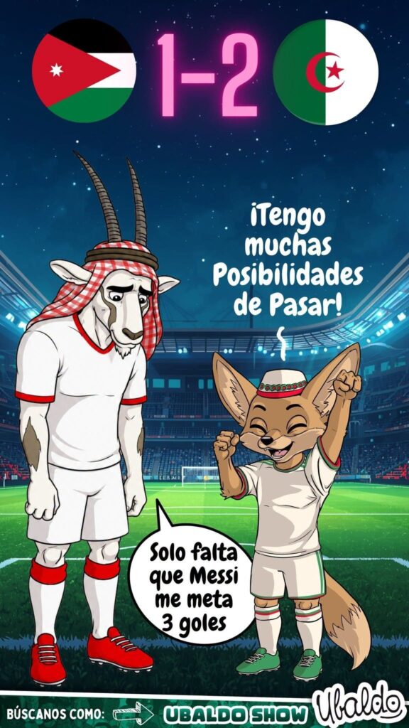 🔥🐺 ¡Argelia sobrevivió al susto! Jordania estuvo a minutos de firmar el bombazo del Mundial