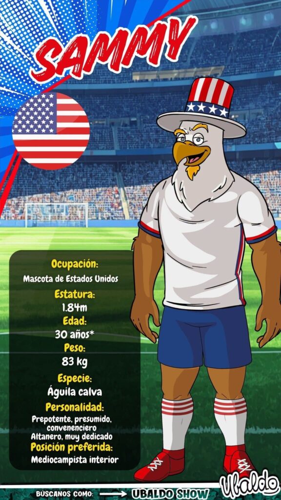 SAMMY: el águila que siempre quiere ganar… y de paso hacer negocio 🦅🇺🇸💸