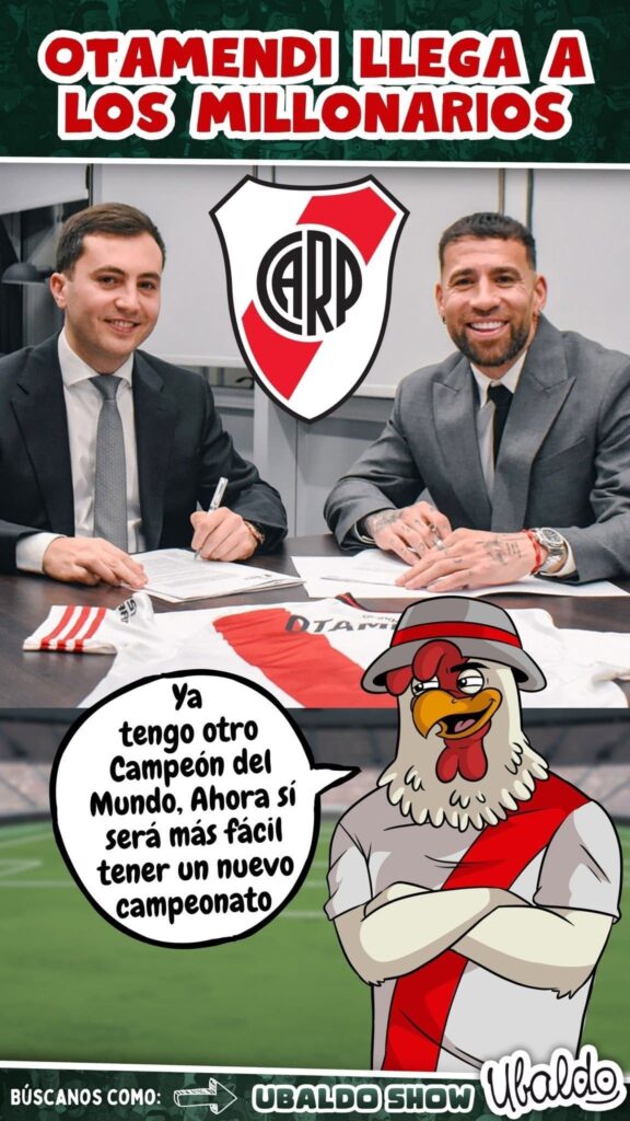 OTAMENDI LLEGA A LOS MILLONARIOS