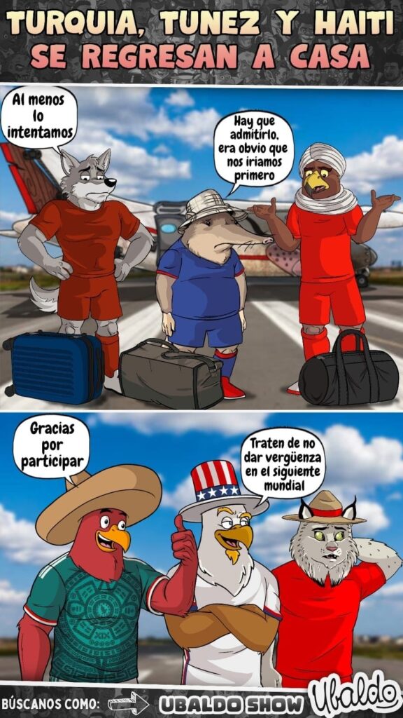 TURQUÍA, TÚNEZ Y HAITÍ SE REGRESAN A CASA