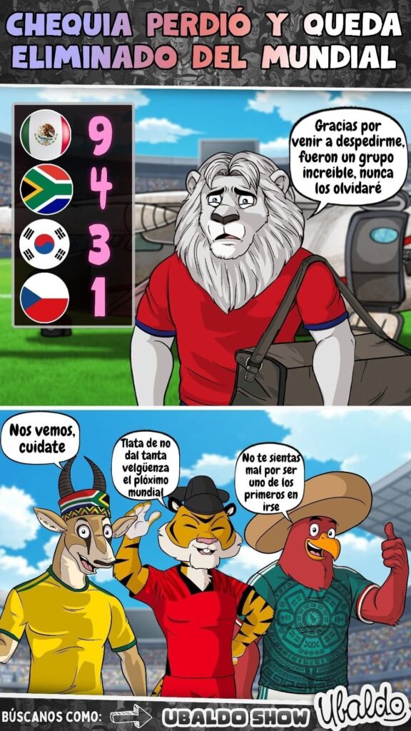 CHEQUIA PERDIÓ Y QUEDA ELIMINADO DEL MUNDIAL