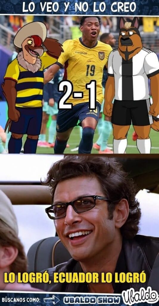¡ECUADOR LE GANÓ A ALEMANIA! 🤯🇪🇨