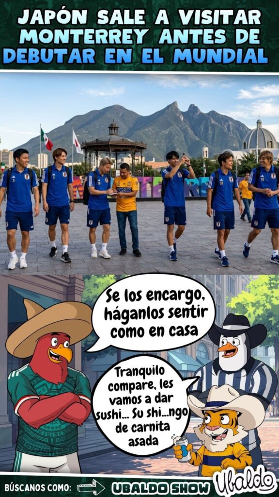 JAPÓN SALE A VISITAR MONTERREY ANTES DE DEBUTAR EN EL MUNDIAL
