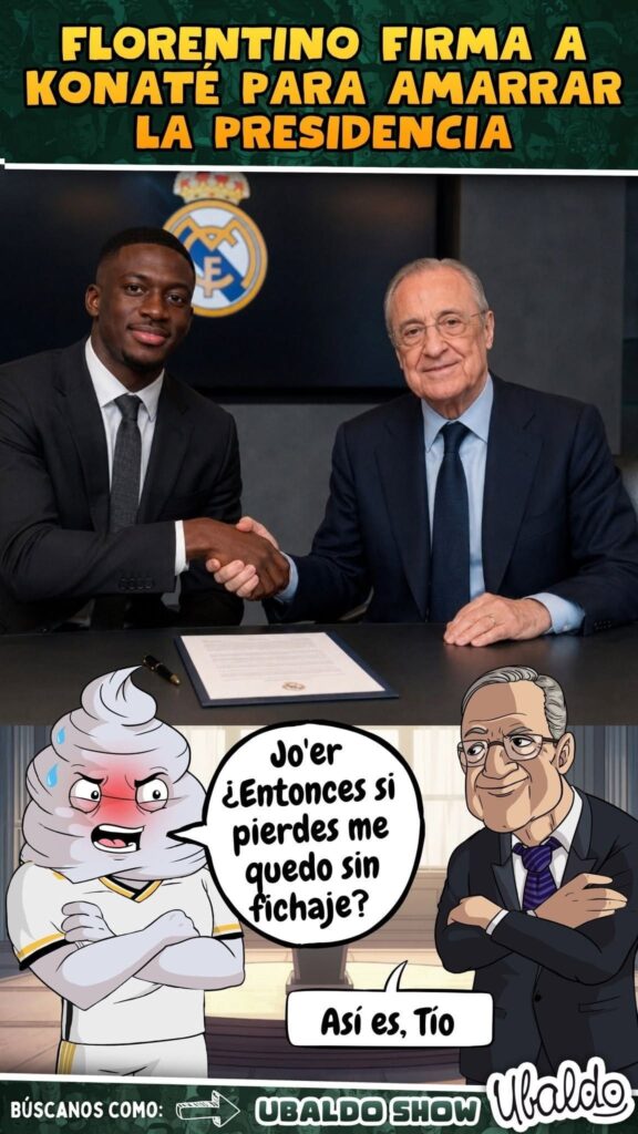 FLORENTINO FIRMA A KONATÉ PARA AMARRAR LA PRESIDENCIA