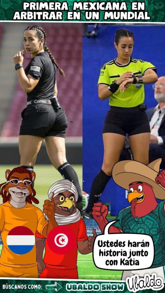 PRIMERA MEXICANA EN ARBITRAR EN UN MUNDIAL