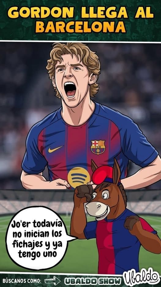 GORDON LLEGA AL BARCELONA