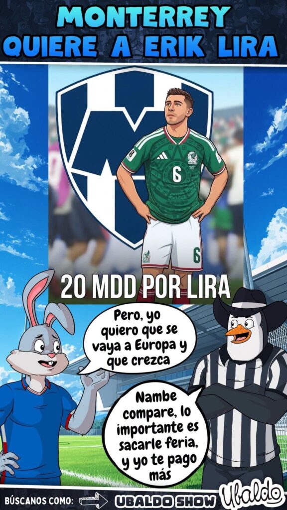 🚨 ¡RAYADOS QUIERE ROMPER EL MERCADO POR ERIK LIRA! 😱💣