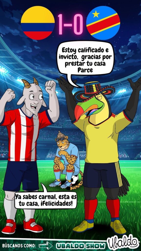 COLOMBIA VENCE A RDCONGO 1-0