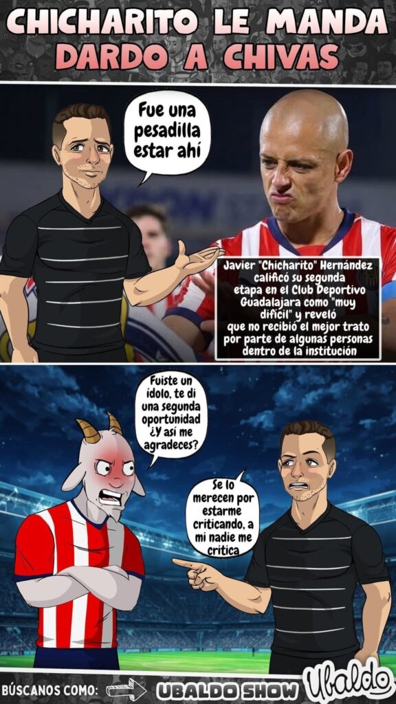 CHICHARITO LE MANDA DARDO A CHIVAS