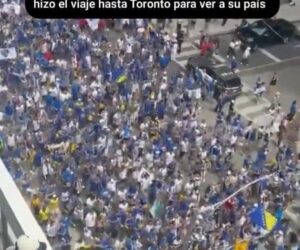 🇧🇦🔥 ¡Bosnia está de vuelta! Miles de aficionados toman las calles de Toronto para vivir el Mundial