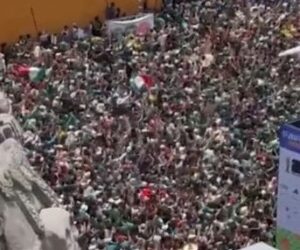 ¡El Zócalo estalló de emoción! Así se vivió el primer gol de México en el Mundial 2026 🇲🇽⚽🔥