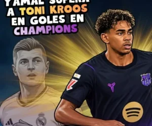 🔥🔵🔴 ¡LAMINE YAMAL YA SUPERÓ A TONI KROOS EN GOLES DE CHAMPIONS! ¡PERO EL ALEMÁN TIENE SEIS OREJONAS PARA RESPONDERLE! 😂🏆
