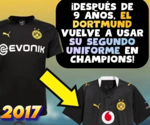 🐝🖤💛 ¡9 AÑOS DESPUÉS, EL BORUSSIA DORTMUND VOLVIÓ A VESTIR DE NEGRO EN CHAMPIONS! ¡ESTRENÓ UNIFORME, PERO SE OLVIDÓ DE GANAR! 😂🏆