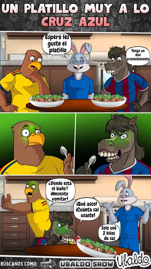 UN PLATILLO MUY A LO CRUZ AZUL